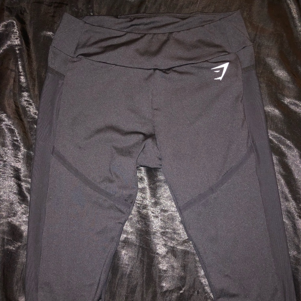 Gymshark Black Mesh Leggings Size Large